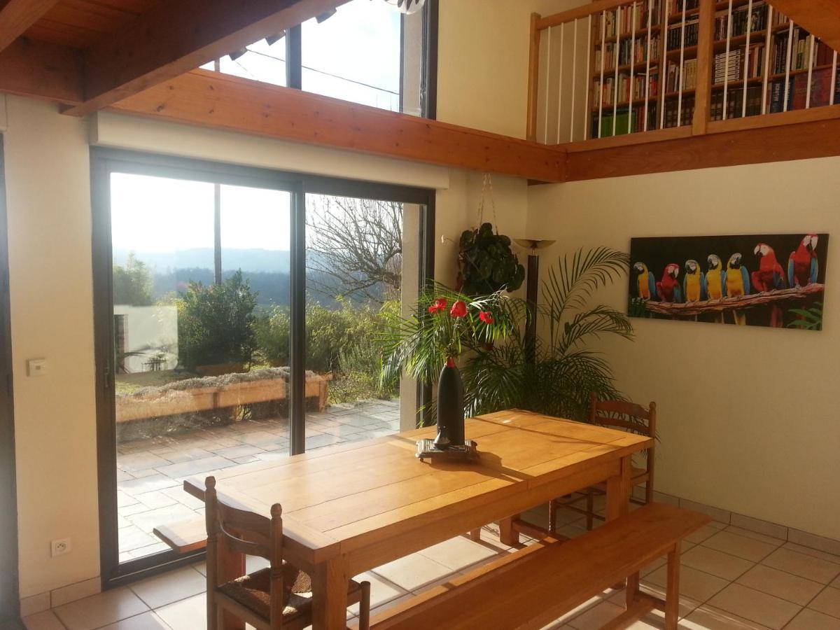 Maison Sur La Colline Cheminee Wifi Proche Thermes Aubin  Exterior foto